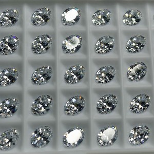 Oval Cut Zircon Cubic Zirconia Gemstone Clear White For Jewelry Making Synthetic Lab Created Loose Gemstones - Product Image 2
