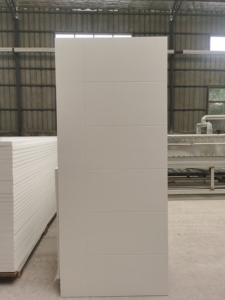 Puerta Interior Precolgada Lisa Lista <span class=keywords><strong>para</strong></span> Pintar de 32"W x 80"H con Apertura a la Derecha, Imprimada y Nivelada, en Stock en EE. UU. - Product Image 5
