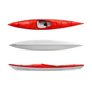 Kayak de canoa de mar de diseño especial, Kayak de plástico de gran uso, barato, venta al por mayor