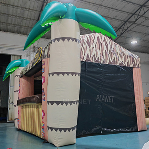 Barre gonflable de stand d'affichage publicitaire de vente chaude servant la barre gonflable de tiki de cabane gonflable de tente pour l'événement - Product Image 3