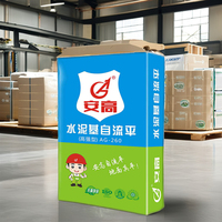 Ciment Portland auto-nivelant haute résistance à base de cendres volantes 52,5 MPa, sac de 25 kg, mortier rapide, fournisseur chinois de haute qualité, marque Angao