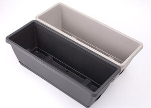 Maceta de plástico de tamaño pequeño de 36x15x19cm, macetas <span class=keywords><strong>para</strong></span> plantar en el balcón, macetas de jardín, macetas rectangulares - Product Image 3