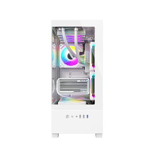 Ruix Carnival 360 + Chất lượng cao ATX Máy Tính Máy tính để bàn văn phòng trường hợp với rõ ràng Tempered Glass lọc bụi từ trường hợp chơi game - Product Image 4