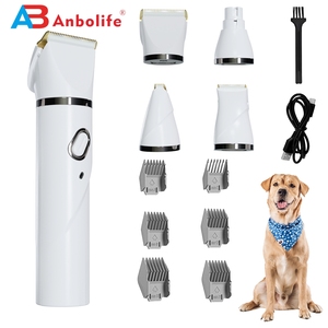 Anbolife Électrique 4-en-1 Pratique Pédicure Tondeuse à Cheveux <span class=keywords><strong>Ciseaux</strong></span> Nettoyage Facile Batterie Plastique Pet Grooming Aspirateur Voiture - Product Image 2
