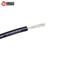 Multi-rangs Silicone Revêtement 18AWG Fil Rond DC 20KV Haute Tension Fil Noir Couleur