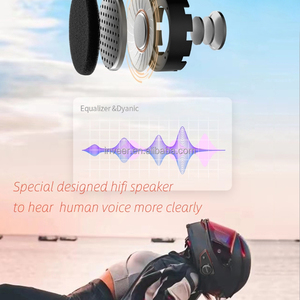 Inveer 1000m Bluetooth Duplex <span class=keywords><strong>intercom</strong></span> Tai nghe cho mũ bảo hiểm phụ kiện không thấm nước mũ bảo hiểm tai nghe X5 xe máy phụ kiện - Product Image 6