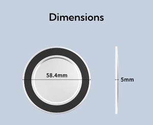 Miroir selfie magnétique en aluminium et métal pour <span class=keywords><strong>Magsafe</strong></span> Compatible avec iPhone et tous les téléphones <span class=keywords><strong>Kit</strong></span> Vlog pour téléphones Rétroviseur de caméra arrière - Product Image 6