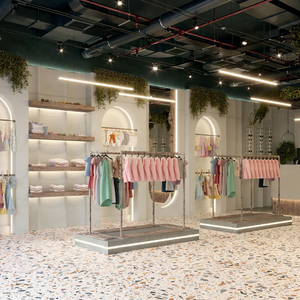 Custom Kids Clothing Store Display Rack | Modern Children's Wear Shop Interior Design Furniture & Fittings - Product Image 1
