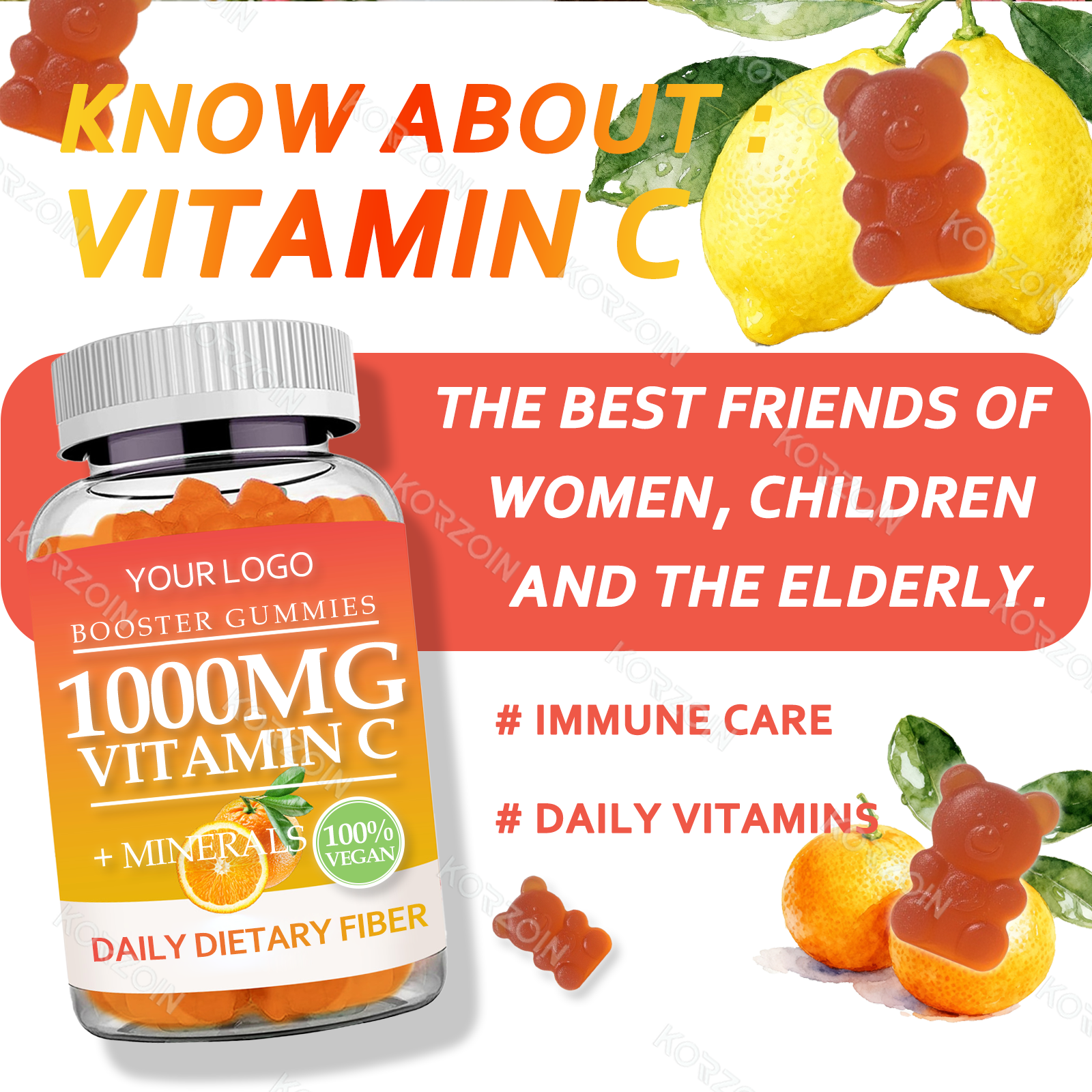 01# OEM CITRUS FRUITS VITAMIN C GUMMY