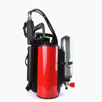 Extincteur à air comprimé en acier inoxydable, équipement de lutte contre l'incendie CAFS, sac à dos pour lutte contre l'incendie, pour les incendies de classe A et B