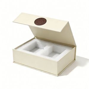 Boîte cadeau magnétique en forme de livre en carton rigide EVA avec logo personnalisé en gros, fabriquée à partir de matériaux recyclés, avec insert en mousse EVA - Product Image 3