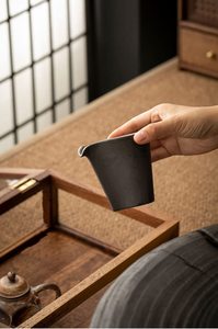Service à thé en grès écologique de style <span class=keywords><strong>japonais</strong></span> rétro, accessoires, petite carafe en céramique résistante à la chaleur, <span class=keywords><strong>Gong</strong></span> Dao Bei Fair - Product Image 3