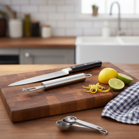 UJ-GP054 Éplucheur de citron classique en acier inoxydable, zéteuse à citron, outils de cuisine