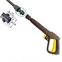 Buse de canon à mousse réglable K1-K7 en aluminium pour nettoyeur haute pression, pistolet pulvérisateur robuste pour voiture/camion 2100 PSI