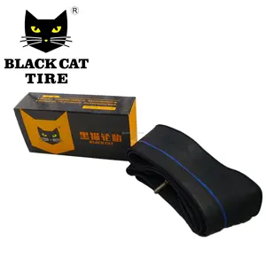 काले बिल्ली मोटर साइकिल ट्यूब 3.00-10 मोटरसाइकिल भीतरी ट्यूब