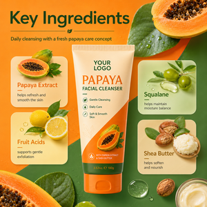 Limpiador Facial Suave con Extracto Natural de Papaya, Elimina Puntos Negros y Grasa de los Poros, Suaviza y No Irrita - Product Image 6