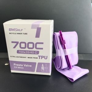 Chambre à air Presta en TPU de qualité supérieure avec valve en alliage pour pneus de vélo de route 700C <span class=keywords><strong>700</strong></span> <span class=keywords><strong>x</strong></span> 18 23 25 28 30 32 C - Product Image 6