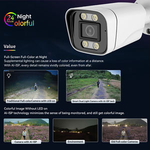 HIK متوافق مع 4K IP66 زاوية واسعة بزاوية 8mp في الهواء الطلق IP Poe CCTV الكشف الذكي بالأشعة تحت الحمراء بألوان كاملة CMOS - Product Image 4