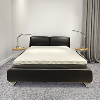 Matelas à ressorts 3D respirant moderne, lit intelligent massant, mobilier durable pour appartement, hôtel, vente en gros usine