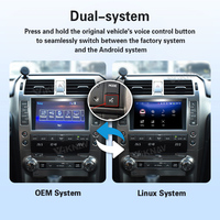 Boîtier décodeur de voiture Viknav Lexus GX460 2014-2021 Android 13, Apple CarPlay sans fil, Android Auto, navigation GPS, DSP, tableau de bord