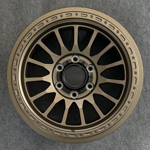 Dw 17*9 6x139.7 Giả Mạo Hợp Kim Nhôm Offroad Xe Vành Bánh Xe Bronze Đen Mạ Điện Cho Xe Bán Tải & SUV Bánh Xe - Product Image 4