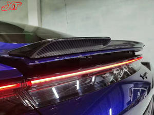 กันชนท้ายรถคาร์บอนไฟเบอร์ชุดบอดี้สปอยเลอร์สำหรับ Porsche taycan teachert TAIL Wing 19-23 - Product Image 5