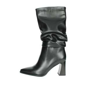 Bottines mi-mollet pour femme Laura Biagiotti, noires, taille 41 - Product Image 1