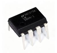 LM386N-1 LM386N-3 LM386N-4 LM386MX-1 Circuito Integrado Amplificador de Audio DIP8 SOP8 de Bajo Voltaje con Ganancia Ajustable 20-200 para DIY