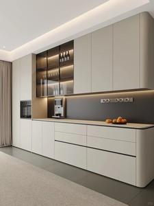 Tủ trưng bày rượu vang phong cách retro hạng nặng thiết kế truyền thống cho bộ sưu tập rượu vang gia đình giải pháp nội thất phòng khách hiệu quả - Product Image 5