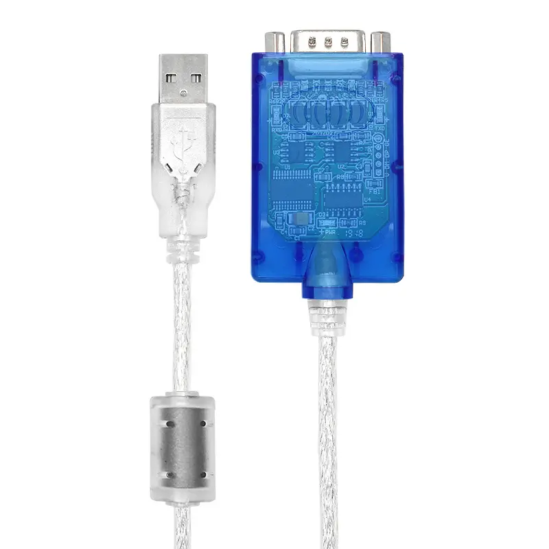 Konverter USB ke RS-232, konverter USB V2.0 UOTEK USB ke RS-232 DB9 laki-laki