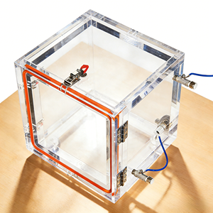 Boîte de scellement sous vide de laboratoire personnalisée, usinée CNC, transparente, pour température et pression constantes, avec usinage par électro-érosion à fil - Product Image 1