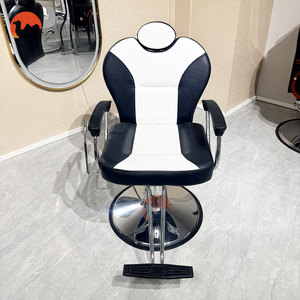 Sillón de Peluquería Hidráulico de Acero Inoxidable de Lujo, Silla de Estilismo y Permanente para Salón de Belleza y Barbería - Product Image 3