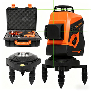เครื่องวัดอุตสาหกรรมสีเขียว 4D 16 ลำแสง, ปลั๊กมาตรฐานสหรัฐอเมริกา 360 องศาเกรด DIY PICUSQJY-01 ความแม่นยำสูง 2 ม. - Product Image 1