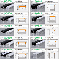 Profilé en aluminium pour plafond en plâtre LED encastré, canal en aluminium pour LED, gouttière en aluminium pour LED, fabricant de Shenzhen