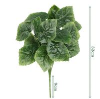 EG-J026 Vente en gros de feuilles vertes artificielles pour décoration murale, idéales pour les événements, les jardins, les hôtels et les décorations florales