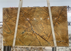 Dalles de marbre brun de la forêt tropicale en cuir poli de marbre doré indien classique pour la <span class=keywords><strong>décoration</strong></span> intérieure en <span class=keywords><strong>pierre</strong></span> - Product Image 3