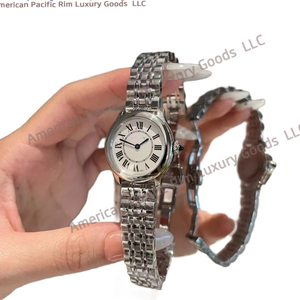 Montre-bracelet de luxe simple pour femme, mouvement à quartz, cadran tendance, montre d'affaires, emballage boîte - Product Image 3