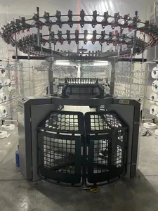 Inter-kaburga çok fonksiyonlu bilgisayarlı jakarlı örgü makinesi tek Jersey dairesel örgü makineleri