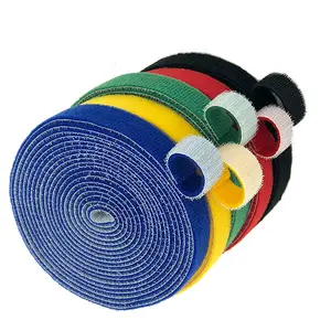 Eco-friendly Double Sided Hook and Loop Cable Tie Multi-functional Back to Back Roll with Great Stickiness