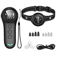 Collier anti-aboiement automatique rechargeable populaire pour chien, ultrasonique sans choc, correcteur de comportement à distance pour l'entraînement en intérieur et en extérieur