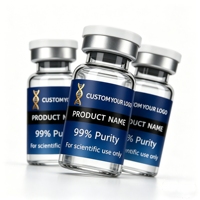 Étiquettes personnalisées de haute qualité 3 ml 10 ml pour les boîtes d'emballage de peptides