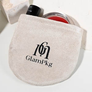 GLAMPKG Wholesale Luxury Custom Logo Packing Jewelry Storage Gift Makeup Cosmetic Velvet <b>Bag</b> Suede Pouch <b>Dust</b> <b>Bag</b> - Product Image 6
