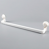Porte-serviettes rétractable en ABS à ventouse, multifonctionnel et écologique, en plastique