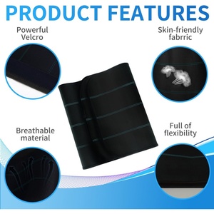 Faja Abdominal Postoperatoria para Hombres y Mujeres, Alta Elasticidad, Transpirable, Negra, Faja Postparto para Abdominoplastia - Product Image 5