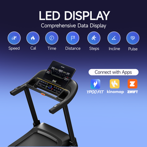 <span class=keywords><strong>Tapis</strong></span> <span class=keywords><strong>de</strong></span> <span class=keywords><strong>course</strong></span> vibrant intelligent <span class=keywords><strong>pliable</strong></span> avec écran LED, frein automatique et plaque vibrante <span class=keywords><strong>de</strong></span> sécurité pour le corps - Product Image 4