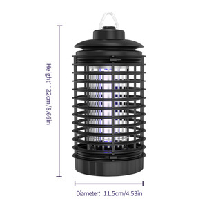 Tueur de moustiques électrique, hauteur 22 cm, diamètre 11,5 cm, à brancher, lampe anti-parasites pour intérieur - Product Image 1