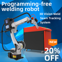 Robot de soudage haute précision à 6 axes avec une puissance de 3 kW, capacité de production de 1 m/s, application de préhension et de placement, garantie de 12 mois