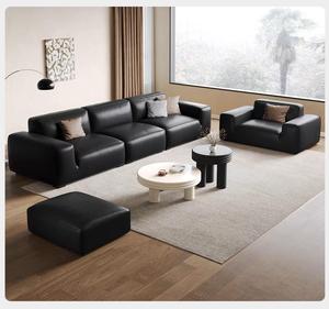 Belle villa canapé de salon canapé en cuir PU canapé moderne ensemble de meubles d'intérieur - Product Image 1