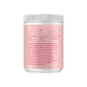 Proteína de Suero de Leche de Pastoreo con Alto Contenido de Proteínas (28g), con Colágeno Marino, Probióticos y Vegetales, <span class=keywords><strong>Sabor</strong></span> a Pastel de Fresa, Venta al Por Mayor OEM - Product Image 2