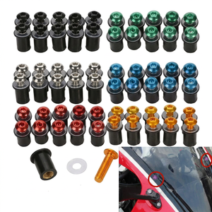 Nouvelles vis de moto de haute qualité, vis de pare-brise de 5 mm, écrous décoratifs universels pour motos sportives de grande cylindrée - Product Image 4